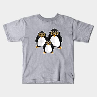 Penguin Family Kids T-Shirt